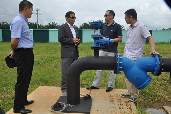 China’s new ambassador in C?te d’Ivoire visited Bonoua water supply project of CGC