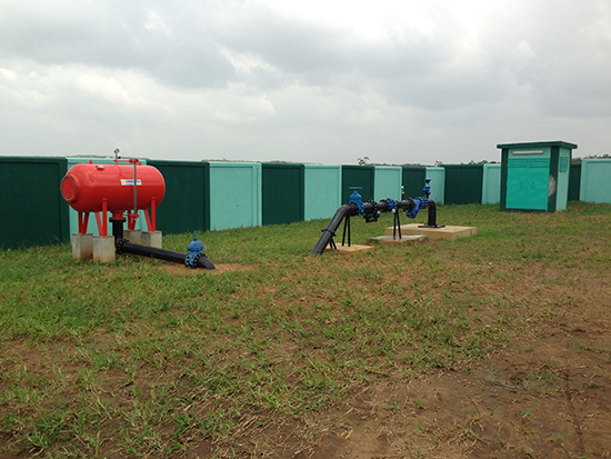 Water well assembly - Bonoua water supply project